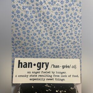 Hangry home decor sign